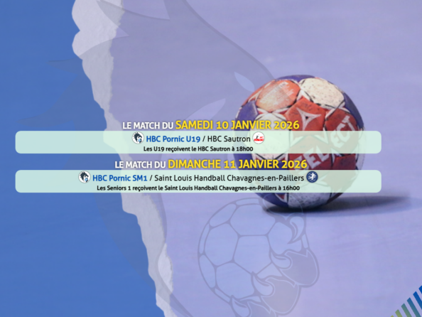 Matchs des 10 & 11 janvier 2026