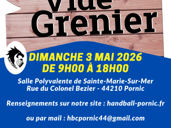 Vide-Grenier du HBC Pornic du 03/05/2026