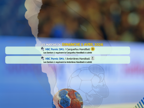 Les matchs du Dimanche 5 avril 2026